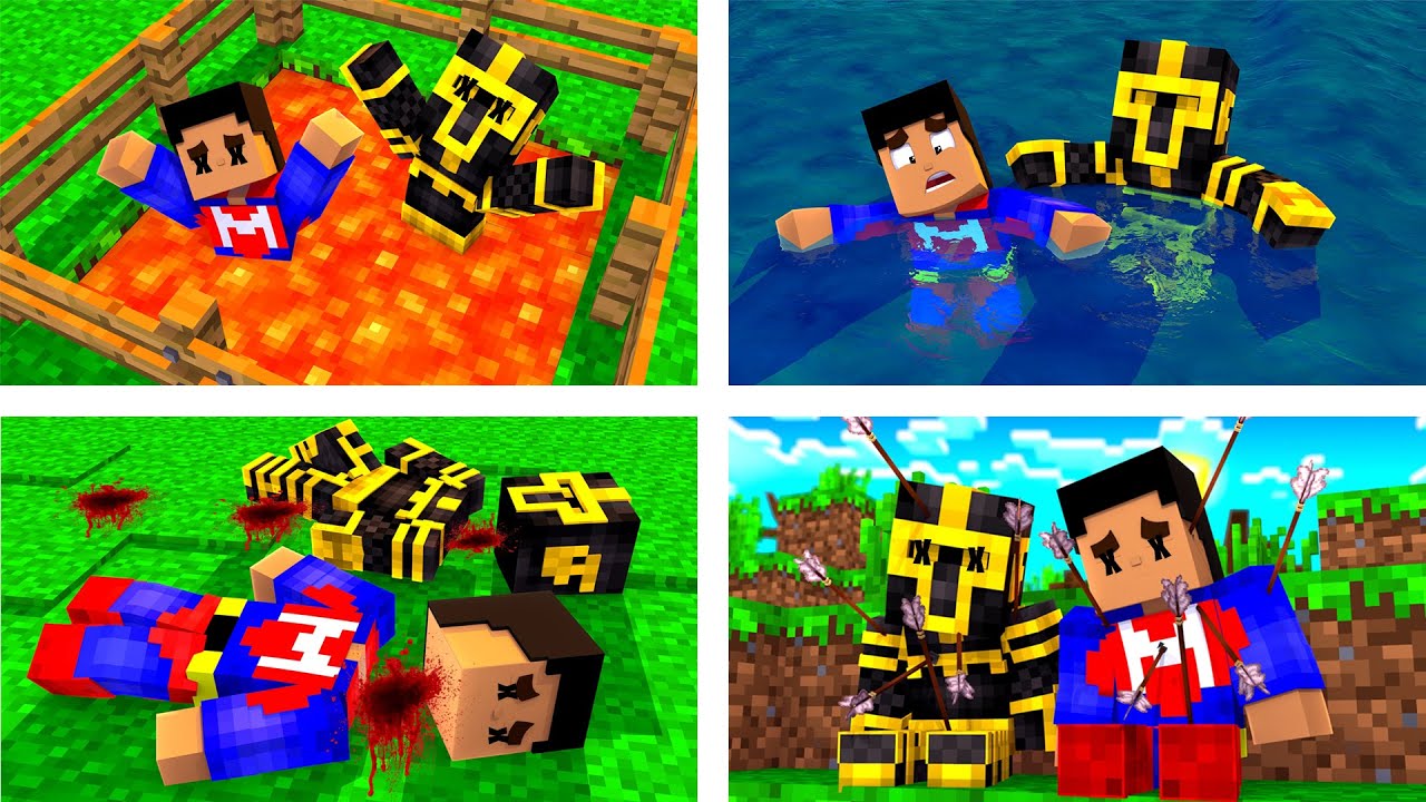 1000 FORMAS DE MORIR EN MINECRAFT TROLL 😱