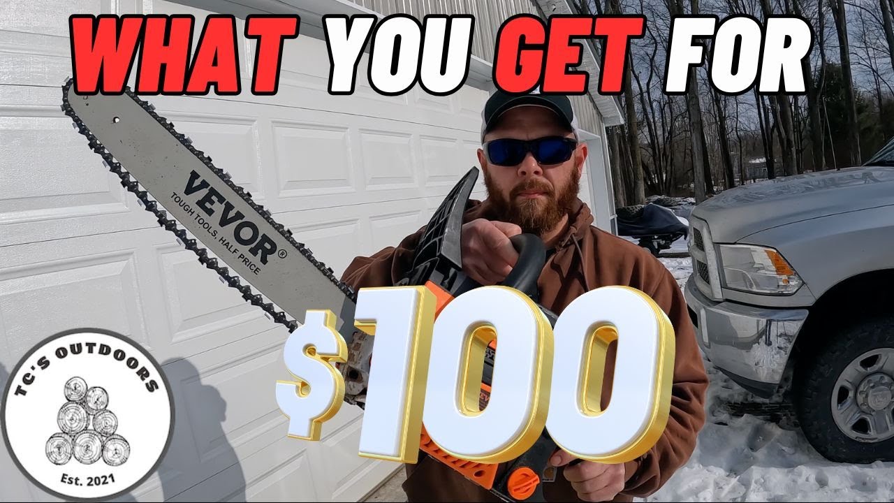 $100 Chainsaw From #vevor: Is It Any GOOD?  4K