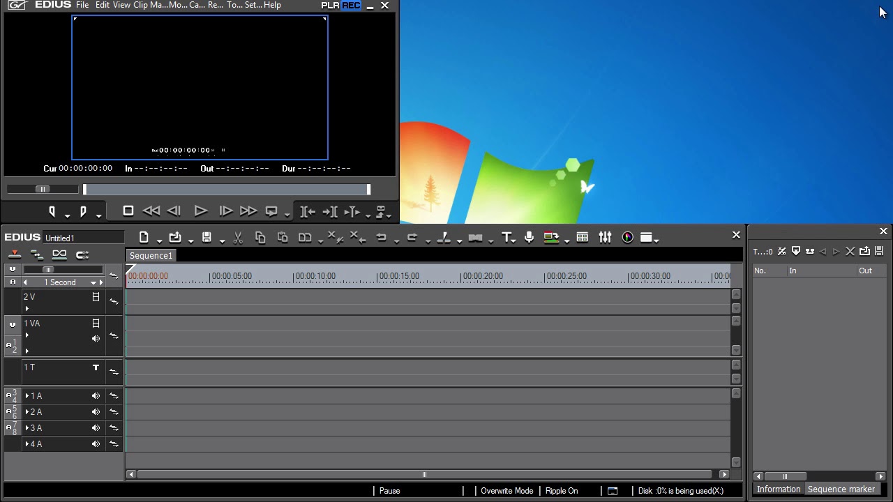 Grass Valley EDIUS Pro - 02) EDIUS Working Environment