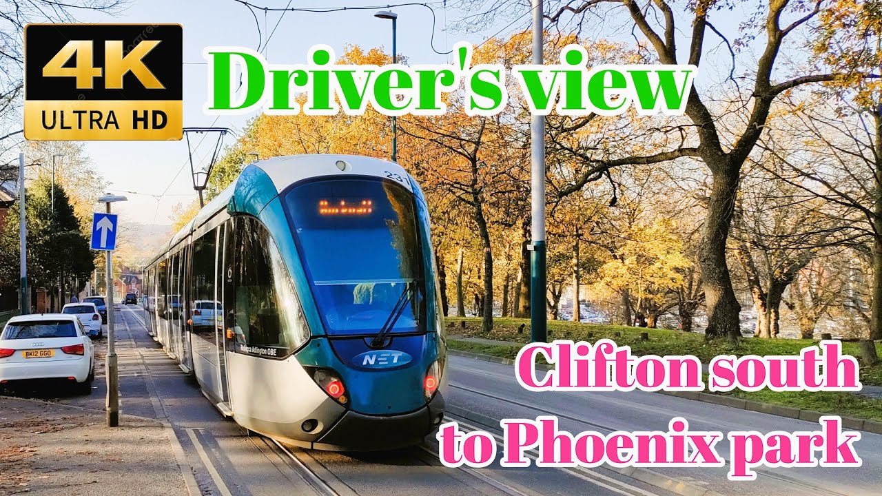 Driver's view of NET Tram LINE2