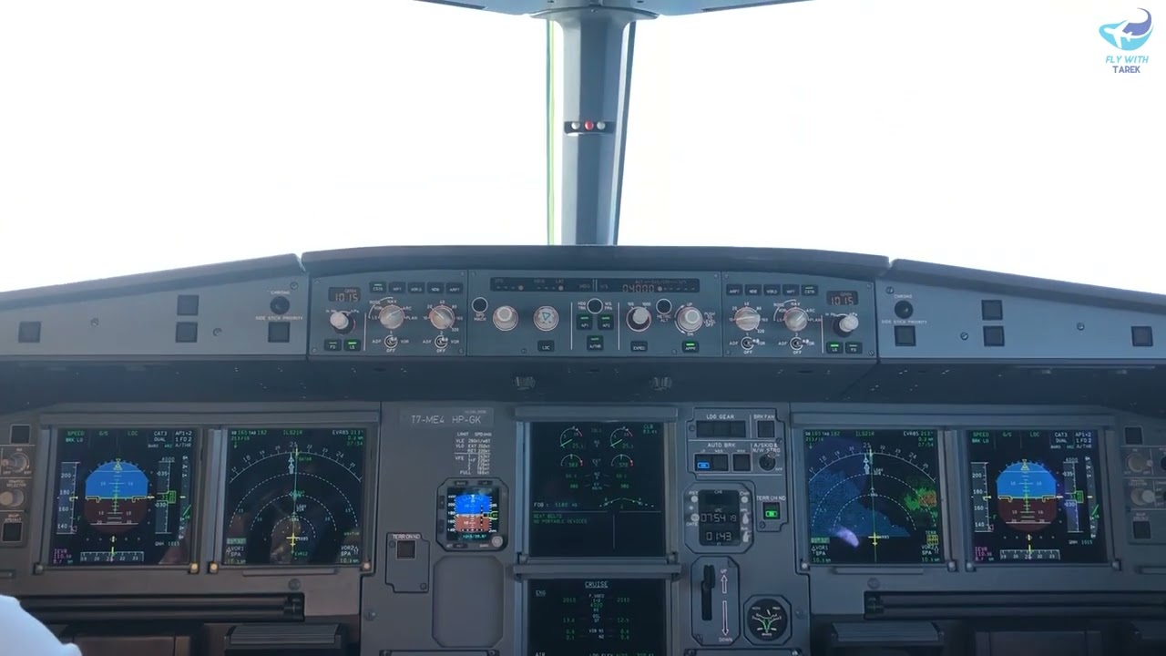 MEA A21N Approach and Landing at Athens International Airport