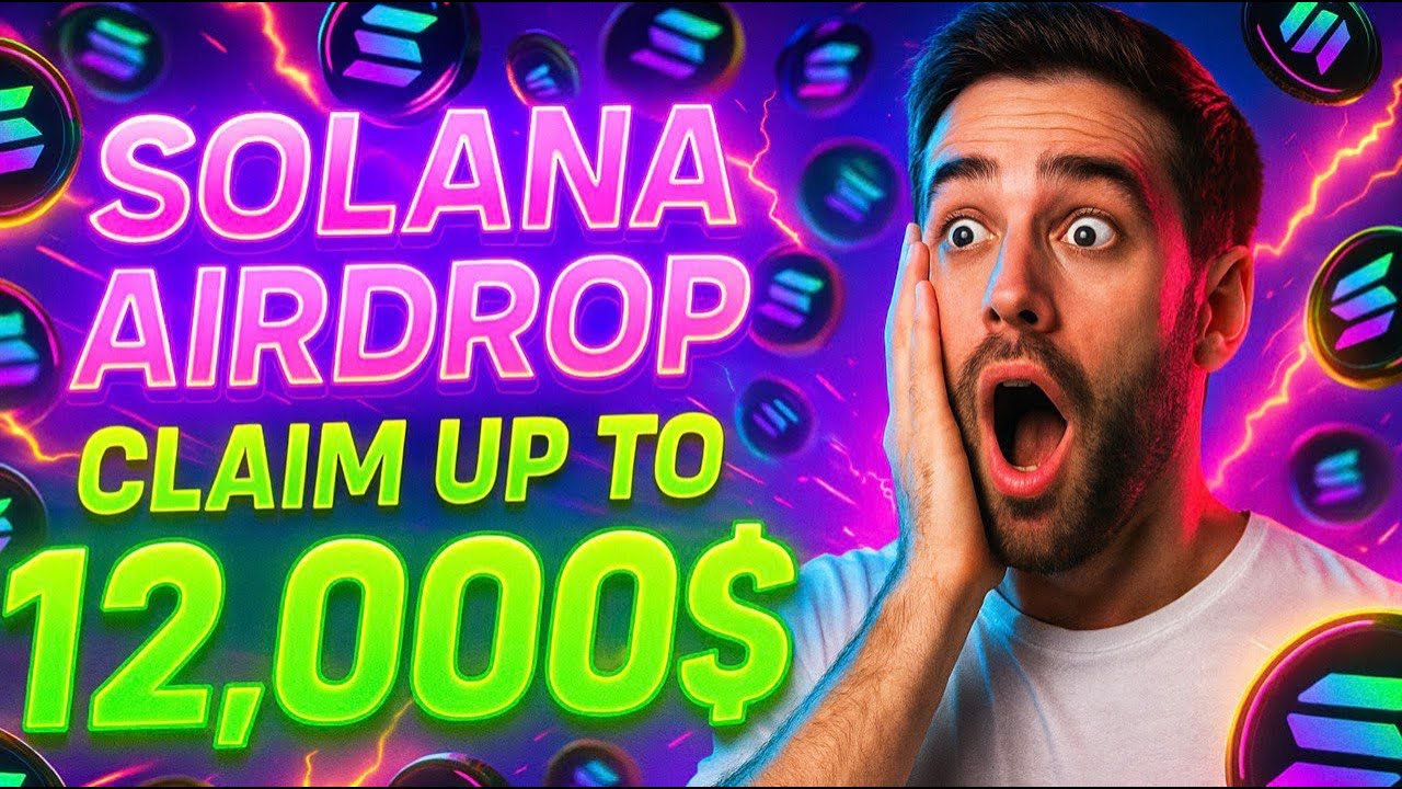 Solana Airdrop By Bitget | How to Claim Up To 12,000$ SOL Tokens | Full Guide Airdrop