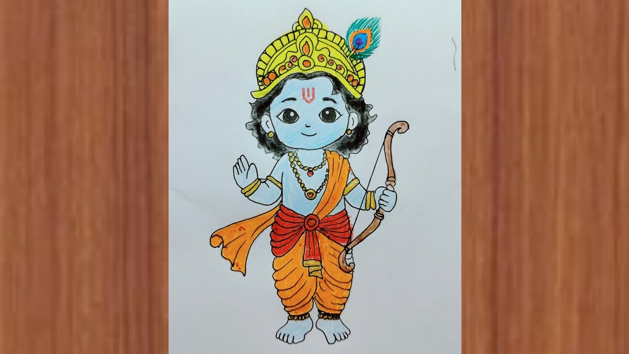 Little Ram Ji Drawing || Ram Ji Drawing || Lord Ram Ji Drawing || Shree Ram Ji Drawing || Ramlala 