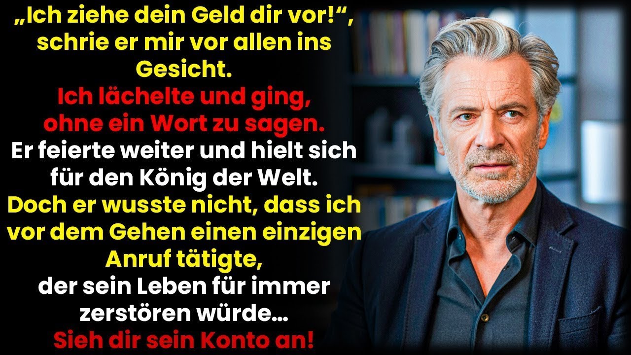 An seinem Geburtstag sagte mein Sohn, ich sollte verschwinden – also ging ich.