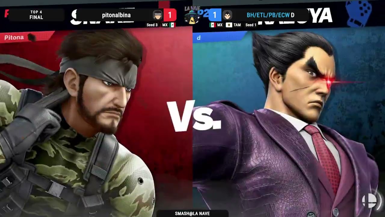 Smash@La Nave - Winners Finals - pitonalbina(Snake) vs BH D(Kazuya)