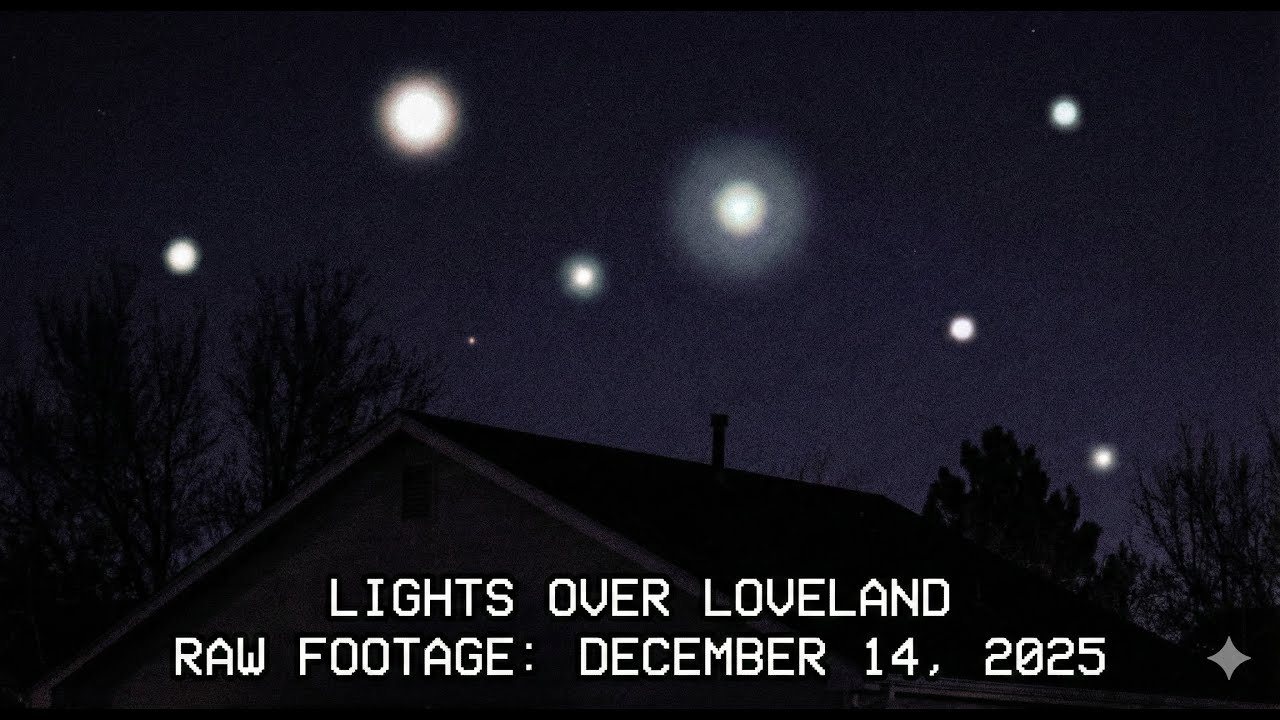 RAW FOOTAGE: 6 Minutes of Orb Activity Over Loveland, CO (Sony A7S II)