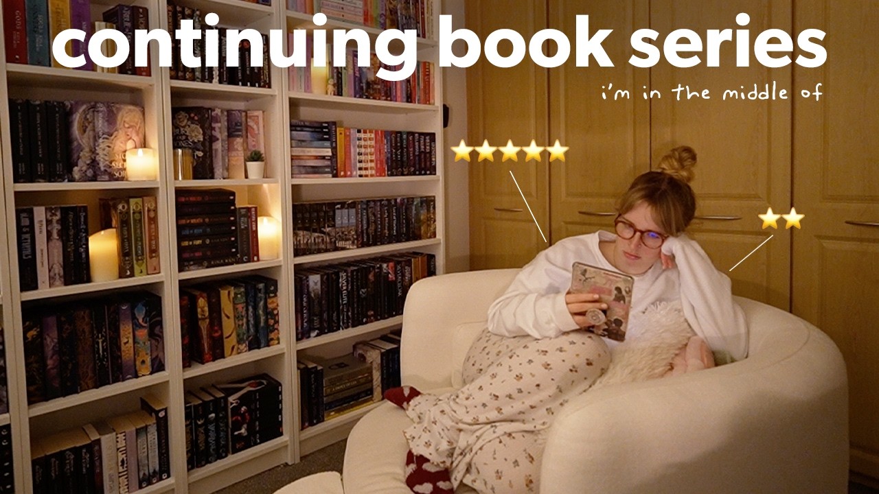 Continuing book series i'm in the middle of! 📖 Completing my TBR