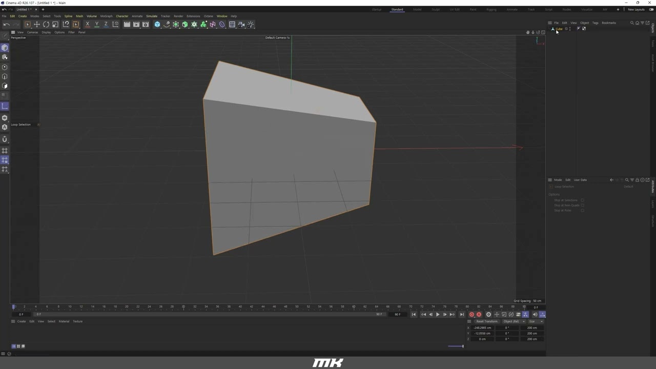 C4D Axis 기준축 수정하기 총정리