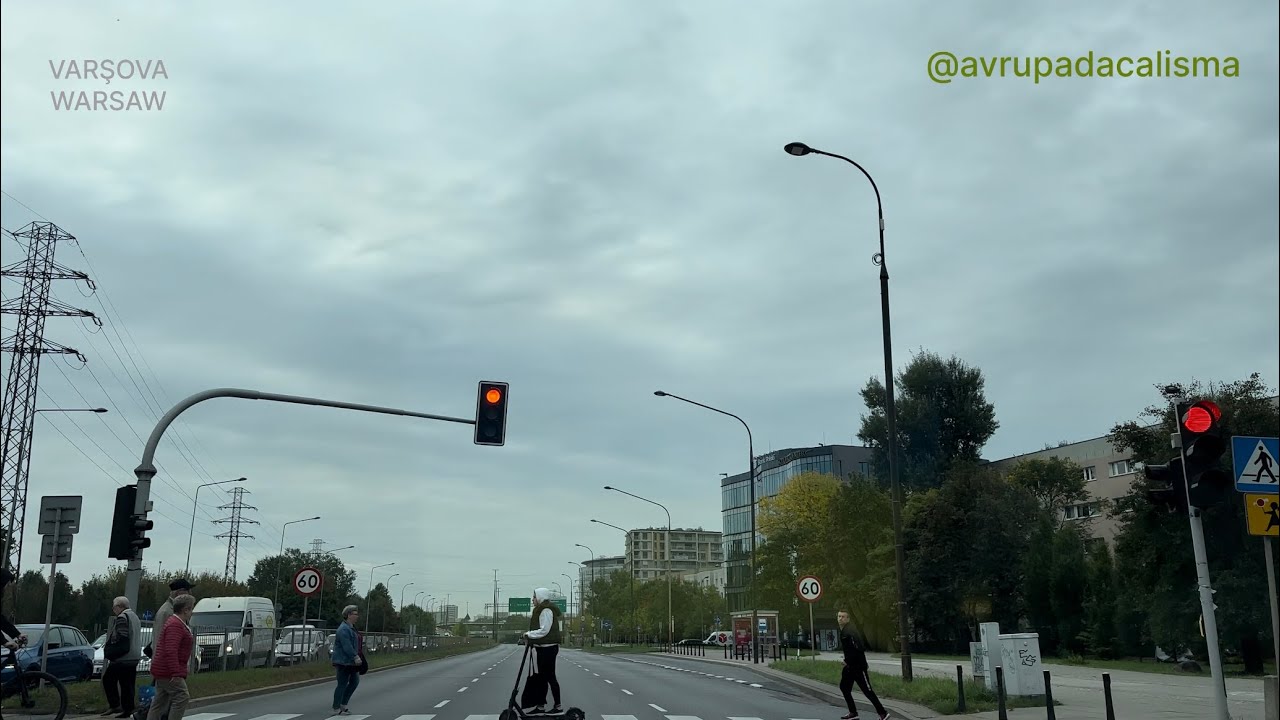 4K Varşova Polonya / Warsaw Poland  02.10.2023