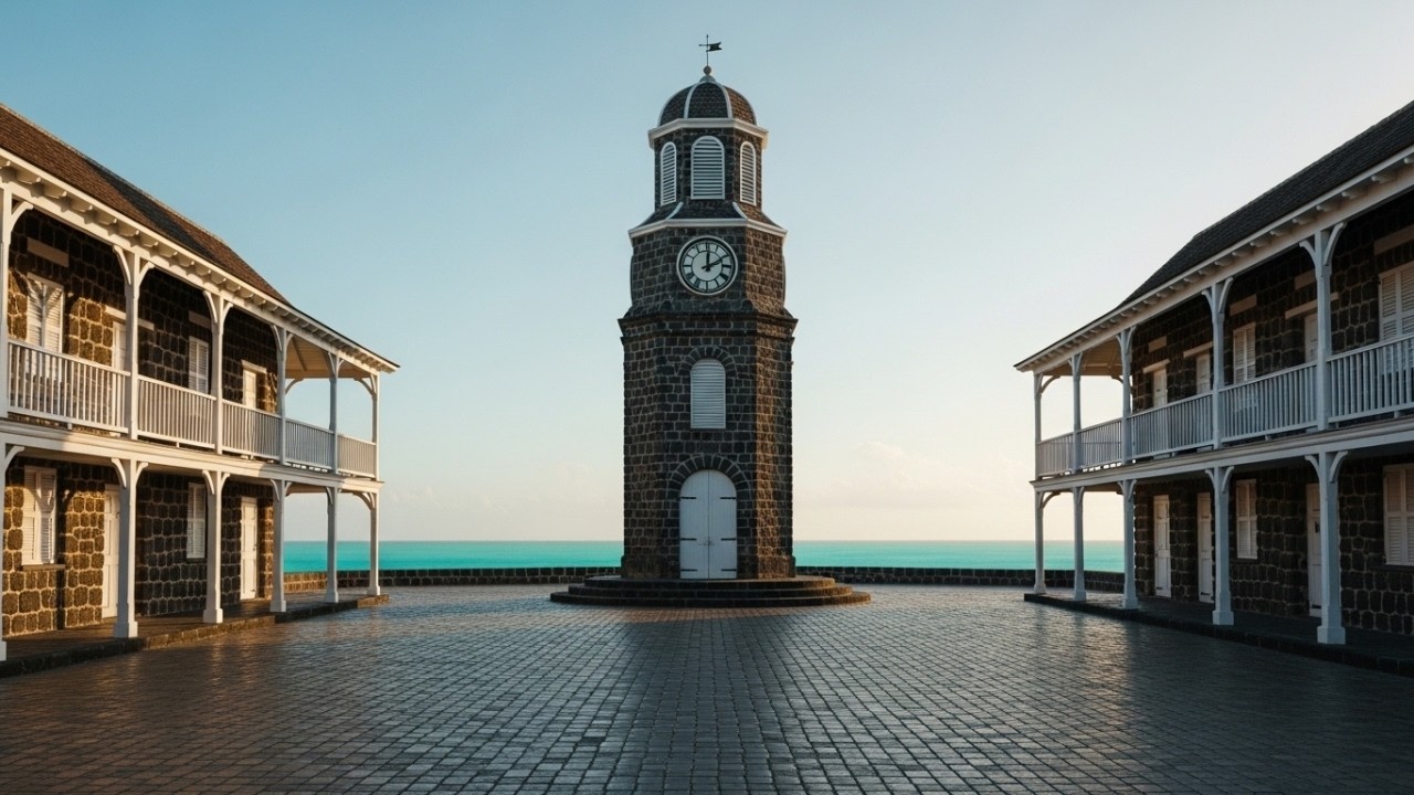 Turquoise Portals and Daydreams - Phantom Ancient City of Basseterre【Dream-Carib-Core / Ambient BGM】