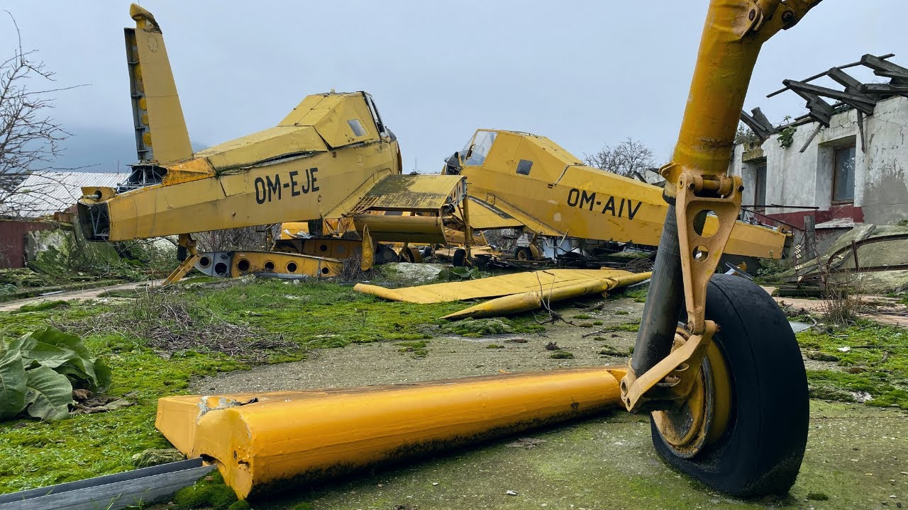 Unused Airplanes Stored in Slovakia