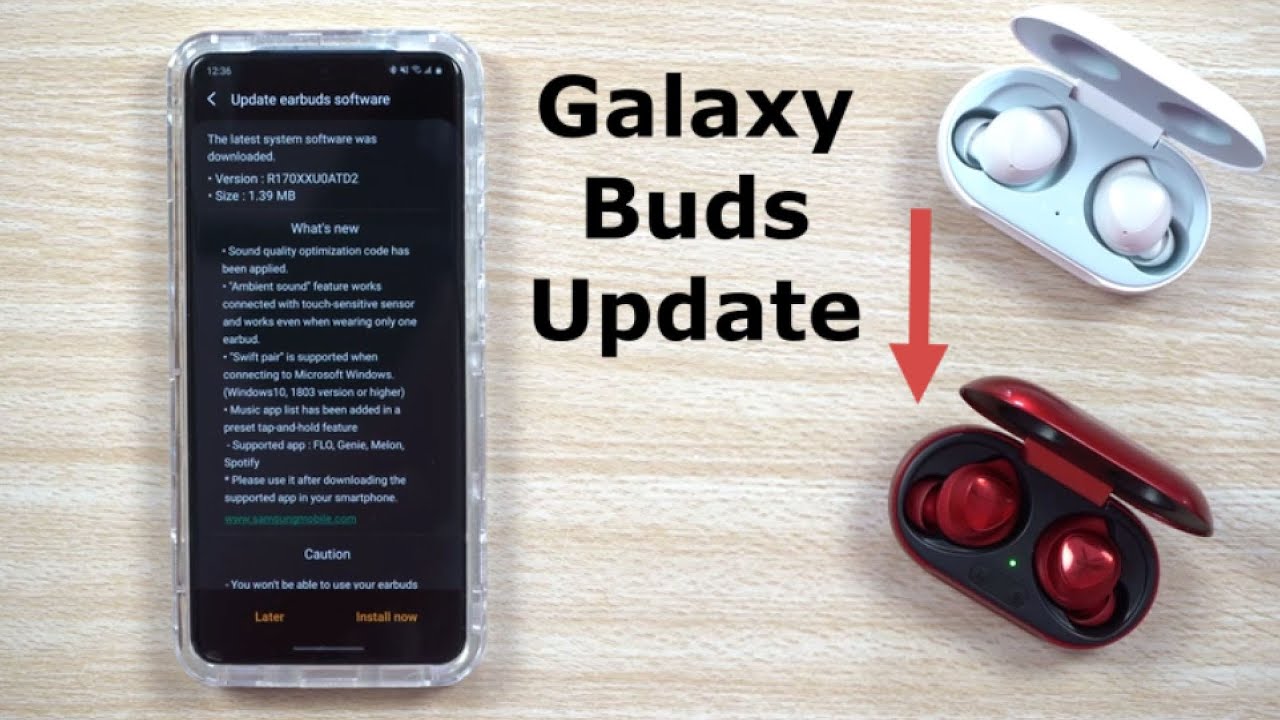 Original Galaxy Buds Update! Gets You Closer To Galaxy Buds+ (Some Features Moved Down)