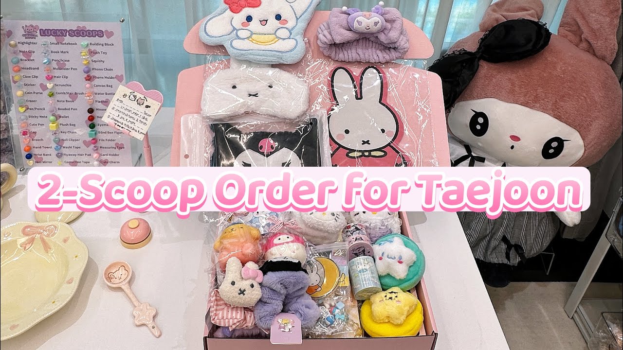 2-scoop order packing video for Taejoon💝