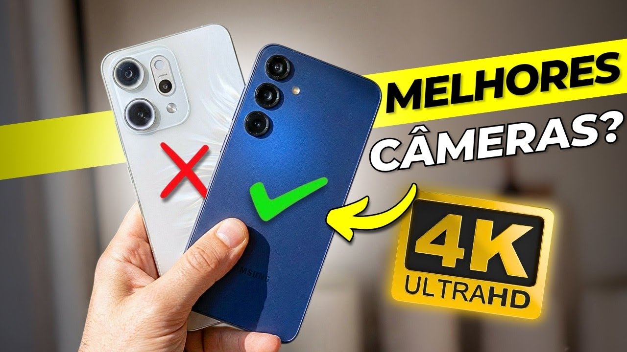 PARE DE GASTAR! 7 Celulares BONS E BARATOS com Câmeras de Elite em 2026 💸