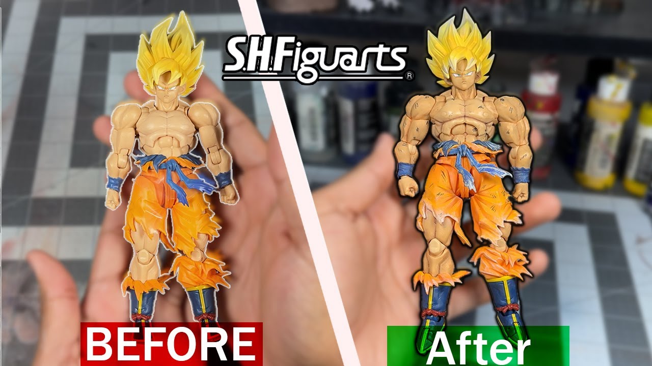 Sh Figurarts Legendary Goku Custom Repaint!
