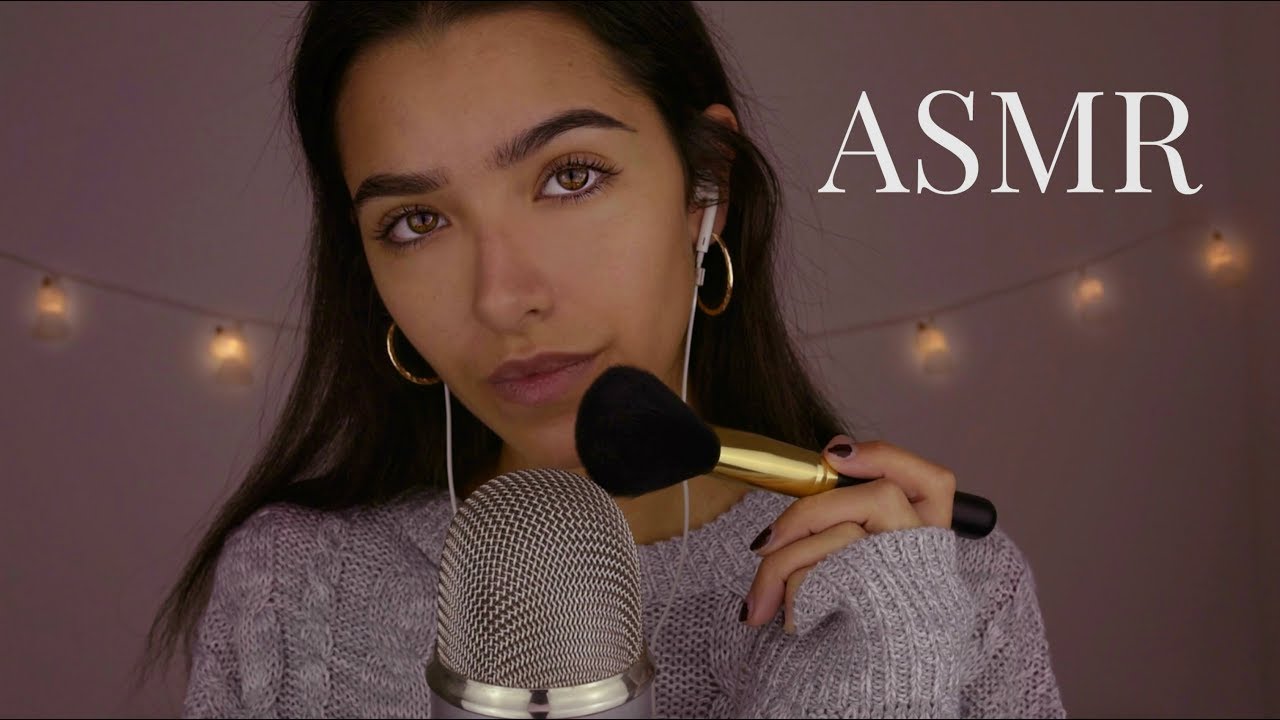 ASMR Let Me Make You Sleepy! Mic Brushing & Soft Singing (Low Light)