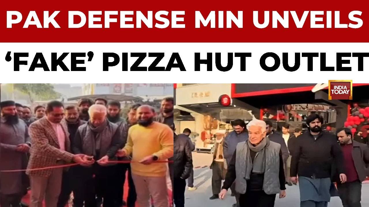 Pak Defense Minister Khawaja Asif Faces Flak After Inaugurating 'Fake' Pizza Hut Outlet In Sialkot