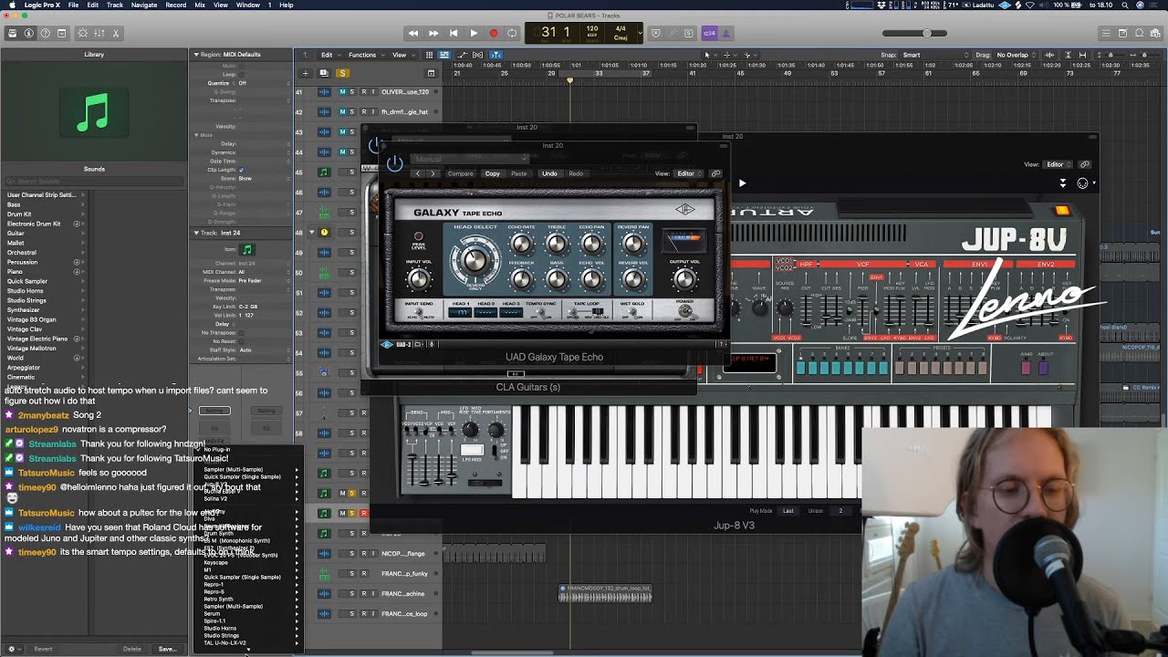 Lenno (working on a remix for JUNG ✨) Twitch Stream