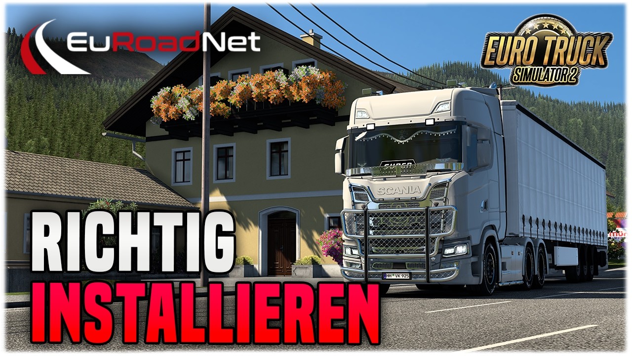 EuRoadNet INSTALLATIONS GUIDE v1.7 | ETS2 Guide 1.54 🔥🚛
