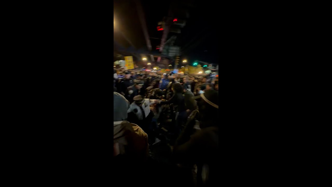 Congressional candidate knocked to ground during ICE protest