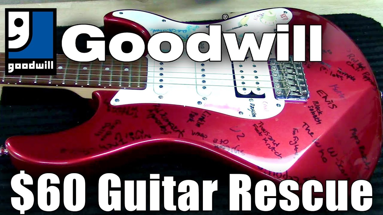 Гитара Goodwill Rescue за 60 долларов