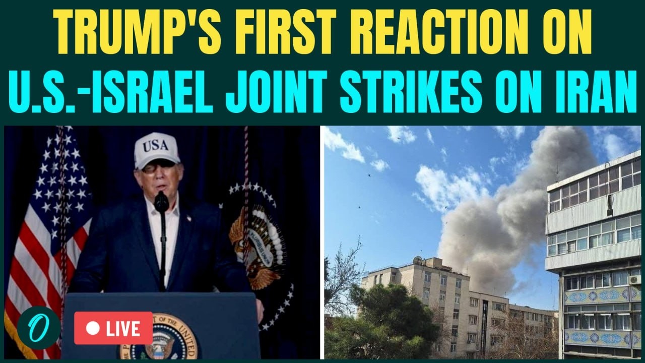 TRUMP DECLARES IRAN STRIKES LIVE: Trump Urges Iranians To RISE After Strike | Regime Change On
