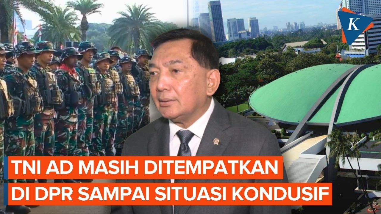 Menhan: Personel TNI Akan Jaga DPR Sampai Situasi Kondusif