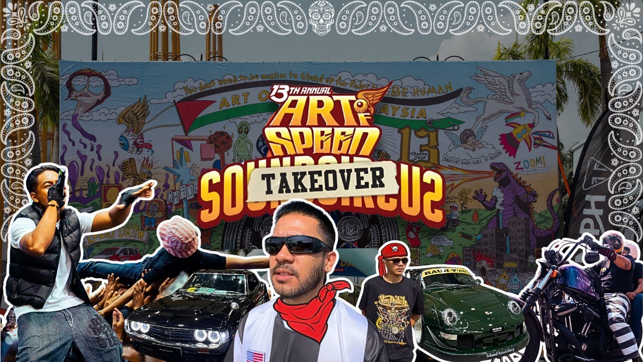 ali baba & penyamun belajar kustom culture | Art of Speed 2024 Takeover Sound Circus