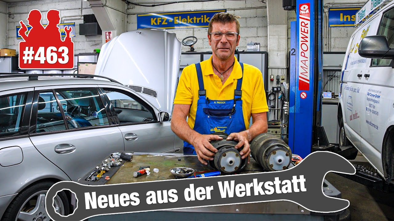 AMG-Luftfederung hin&uuml;ber?! 🧐 | Mercedes E 270: Klimaanlage ohne Funktion! 🥵 | Werner zu Besuch!! 😁