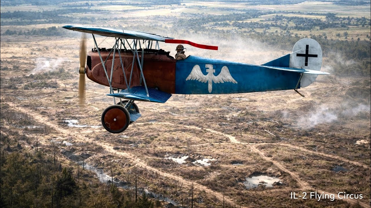 🇫🇷 LILLE 1918 | JAGDGESCHWADER 1 „FLYING CIRCUS“ | OFFENSIVE PATROL FULL FLIGHT IN FOKKER D.Vll