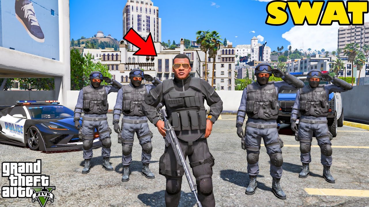 Franklin Becomes The Most Powerful SWAT Officer in Los Santos | GTA 5 