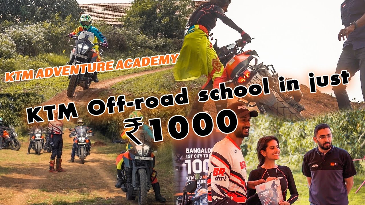 KTM Off-road school in just ₹1000!