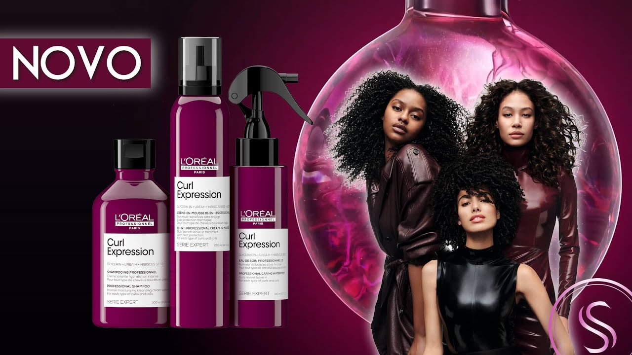 LOREAL CURL EXPRESSION [NOVO] Produtos para todo o tipo de cabelo aos caracóis