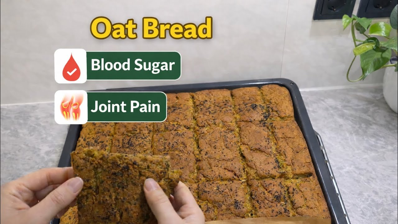 Healthy Oat Bread Recipe | Good for Blood Sugar & Joint Pain | Easy Homemade Oats Bread
