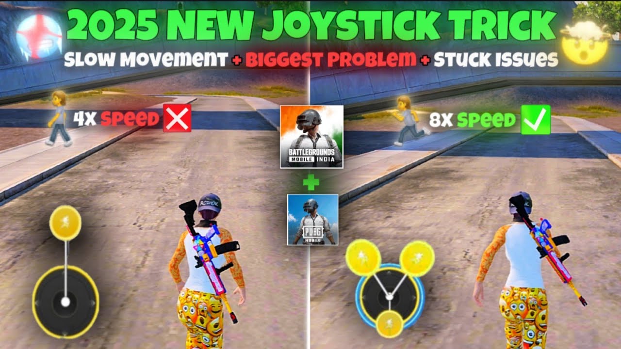 Быстрое движение джойстиком в PUBG Mobile • Все проблемы с джойстиком 2025 года🔥 Исправлены | Иде...
