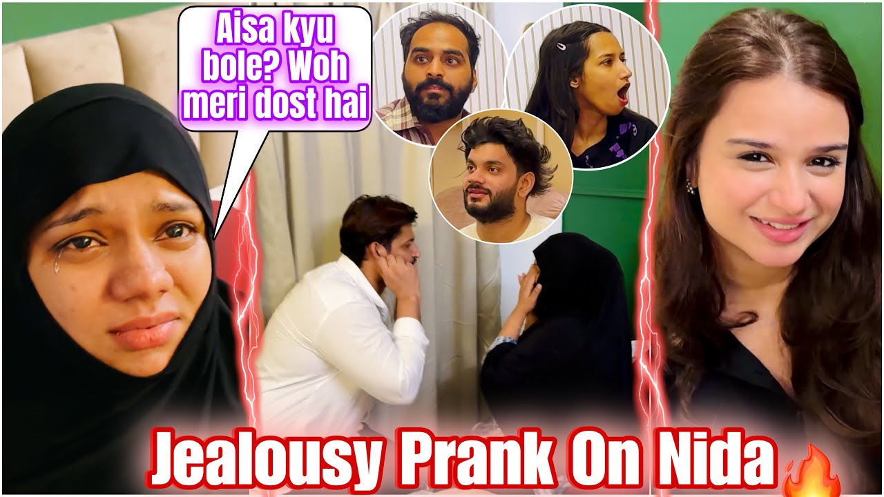 Jealousy prank On Nida😰 | Sufiyan Aisa Kese Kar Sakta Hai 🥲| Sufiyan And Nida❤️