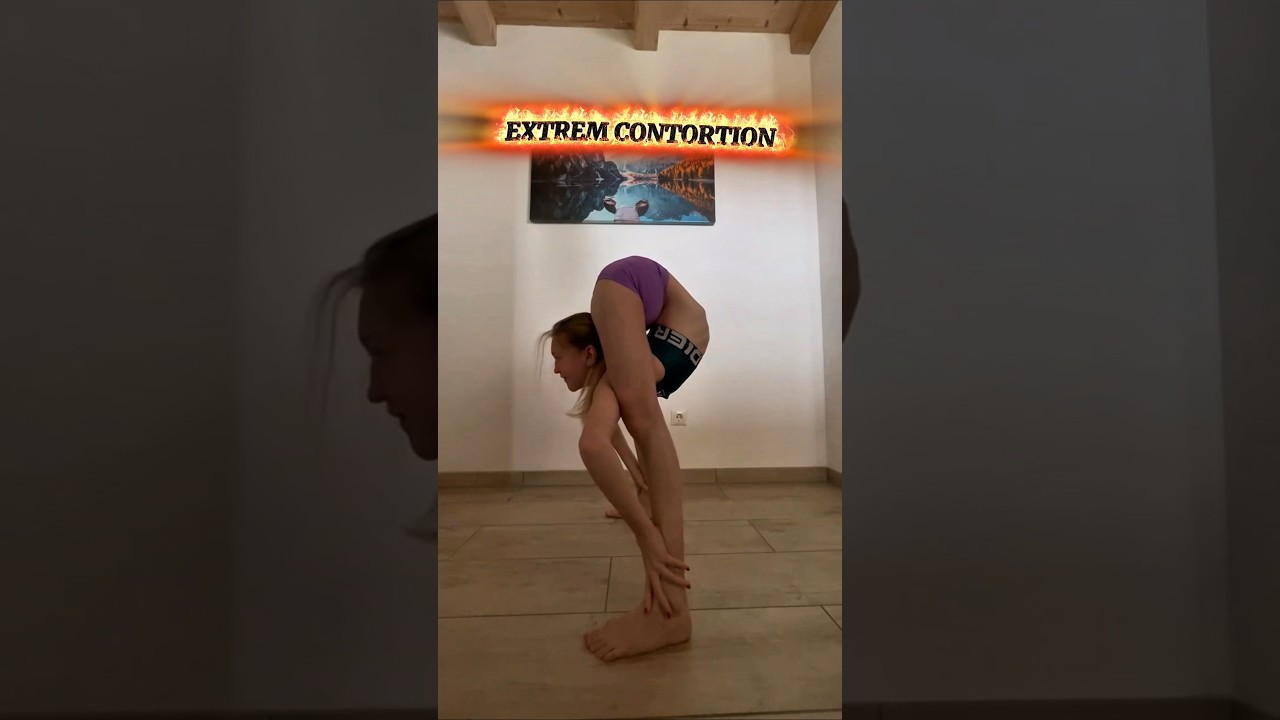 Extreme Contortion Backbend #backbend #contortion #triplefold #flexibility