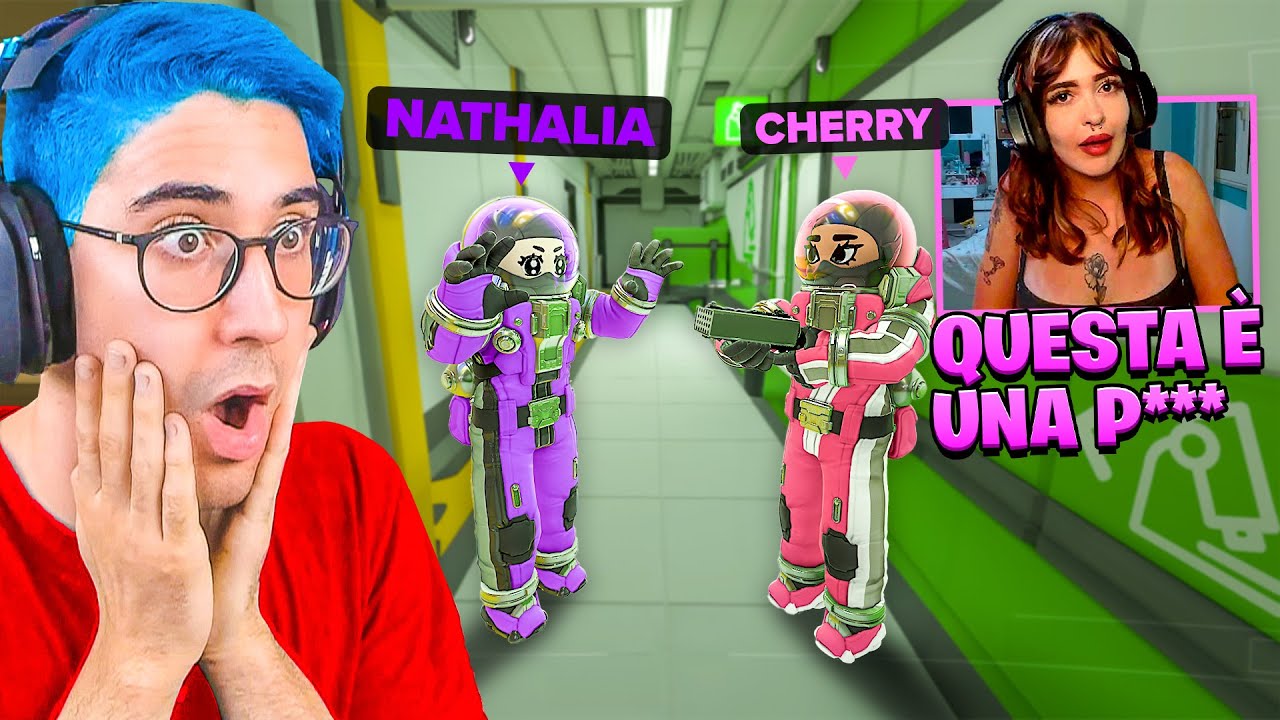 CHERRY E' GELOSA e INSULTA una NUOVA RAGAZZA su AMONG US in 3D - LOCKDOWN PROTOCOL