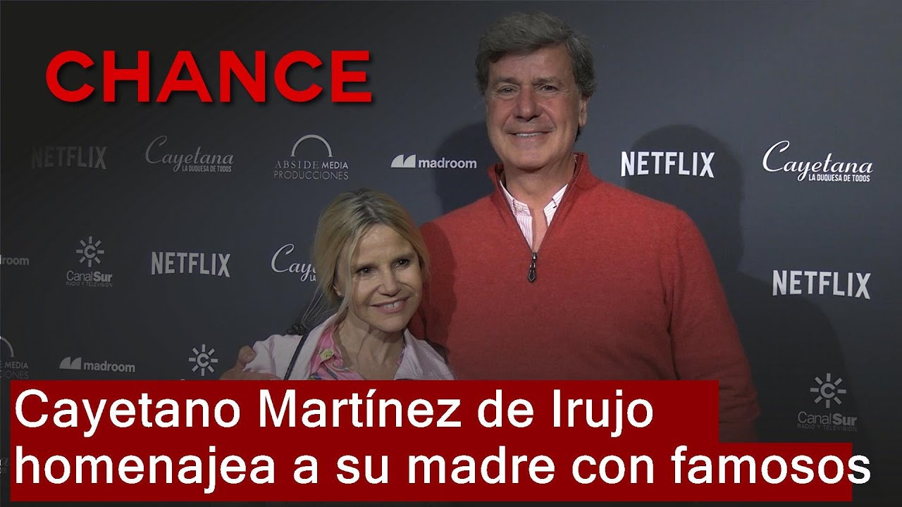Cayetano Martínez de Irujo, arropado por Eugenia y numerosos famosos en el homenaje a su madre