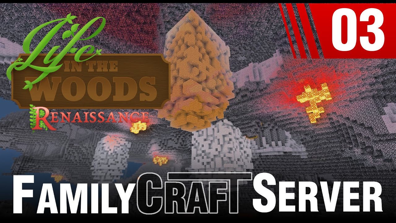 FamilyCraft Server | I Don't Like Bees | Life in the Woods Episode 3