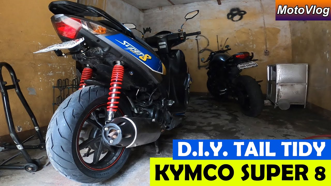 KYMCO Super 8 | DIY Tail Tidy | Big Bike Style | Scooter
