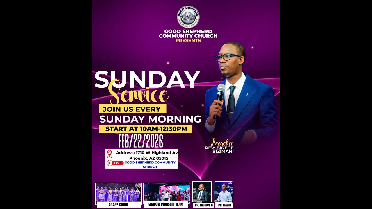 SUNDAY MORNING SERVICE 02/22/2026