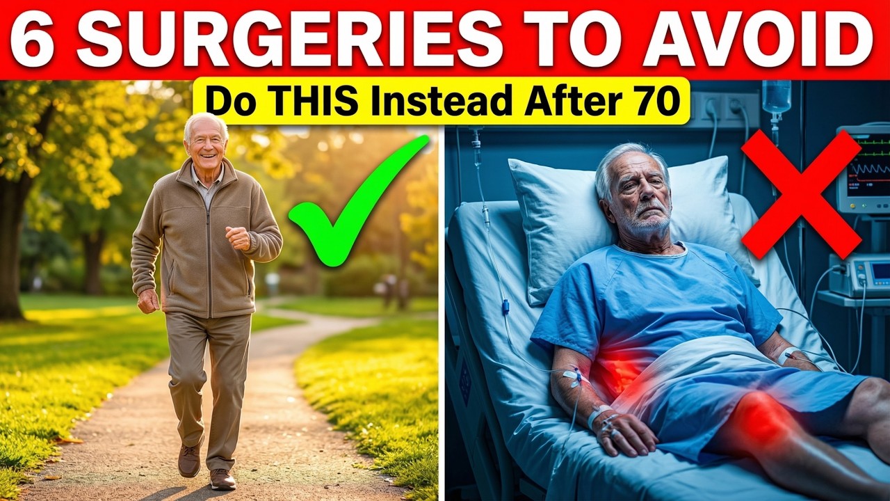 If You're Over 70, NEVER Say Yes to These 6 Surgeries (Doctors Finally Speak Up)