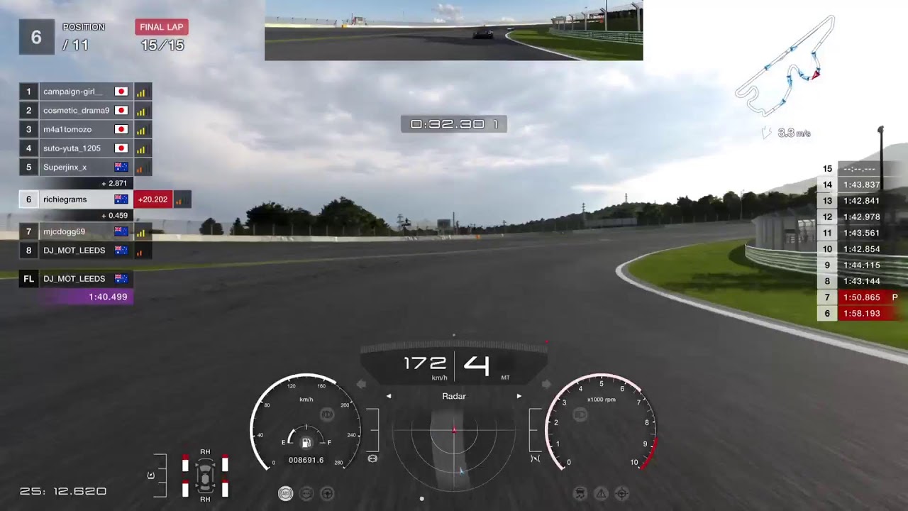 Gran Turismo 7, Daily Race, Fuji🗻 Porsche.