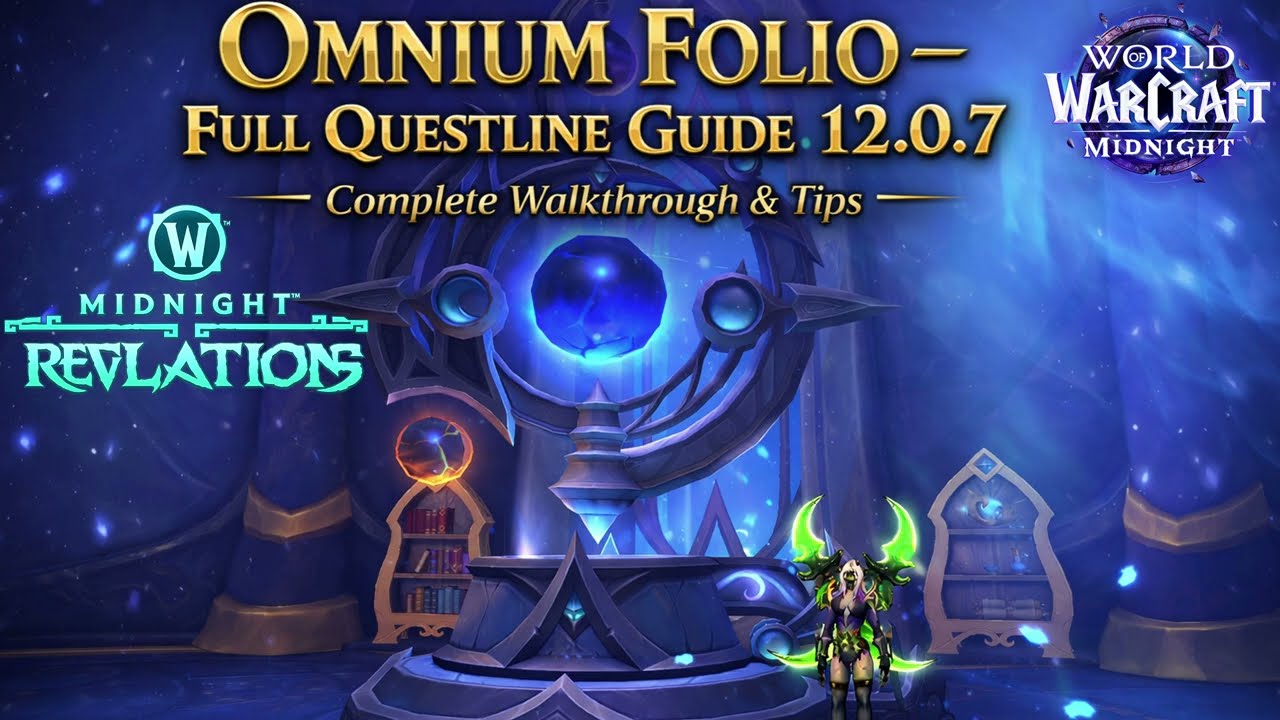 🔥Полный гайд по цепочке заданий Omnium Folio 12.0.7 &mdash; Прохождение и советы #worldofwarcraft