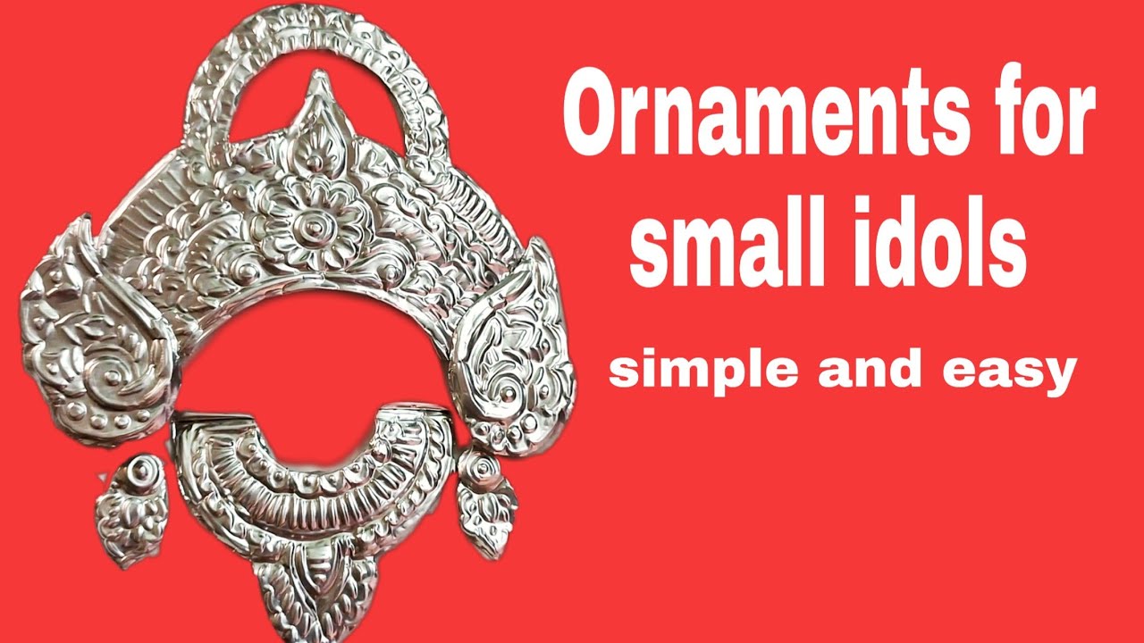 how to make ornaments with aluminium foil