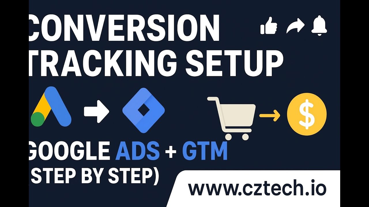 Track Conversions in Google Ads Using Google Tag Manager | Full Setup Tutorial