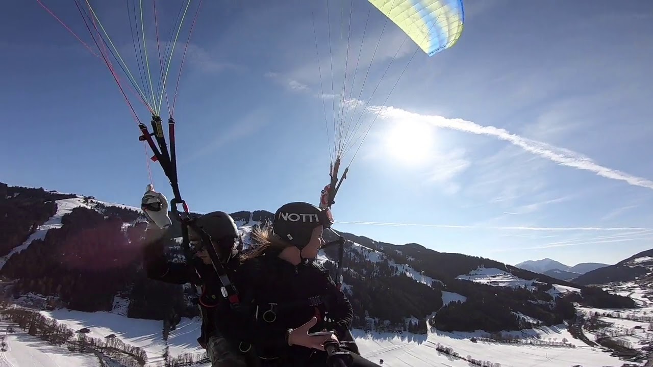 Vlucht met Meghan vanaf Markbachjoch Wildsch&ouml;nau
