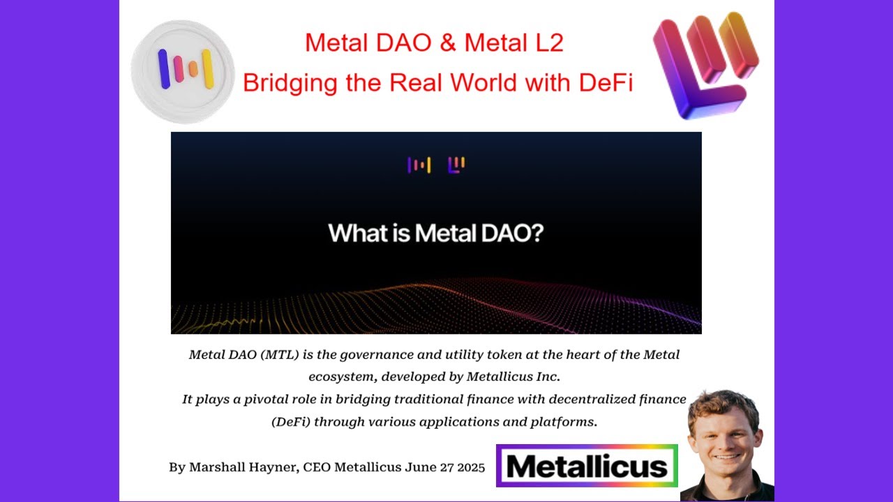 Metal DAO | Metal L2 by Metallicus | Powering Crypto Banking | Defi | Everything You Need to Know