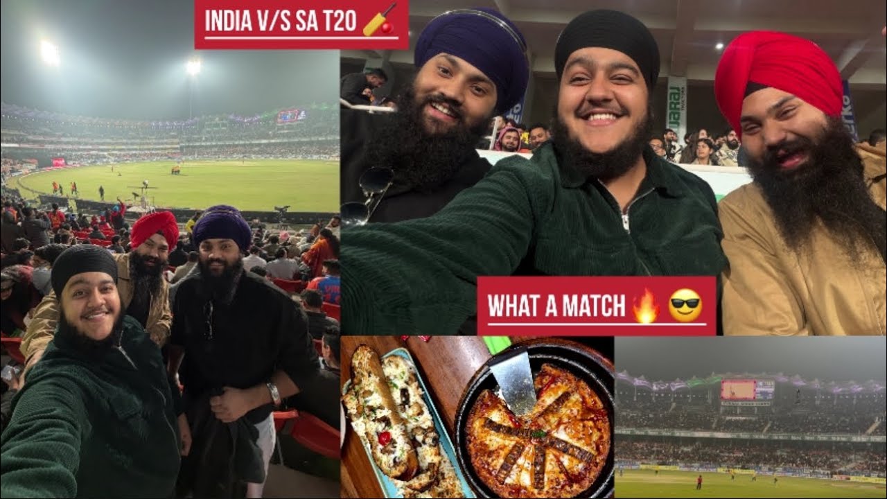 Watching India v/s SA T20 In Chandigarh|Superb Match Day😎